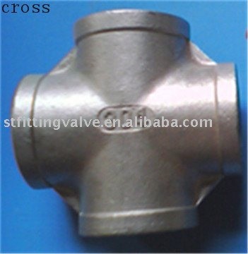 Medium pressure stainless steel cross